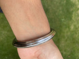 Sarbloh Kara Sikh Kada Kakaar Iron Lines Karha Singh King Loha Dori Bangle F4T