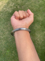 Sarbloh Kara Sikh Kada Kakaar Iron Lines Karha Singh King Loha Dori Bangle F4T