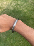 Sarbloh Kara Sikh Kada Kakaar Iron Lines Karha Singh King Loha Dori Bangle F4T