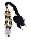 Punjabi Kaintha Folk Cultural Bhangra Gidha Pendant Cultural Necklace Black NNBL