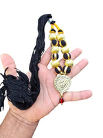 Punjabi Kaintha Folk Cultural Bhangra Gidha Pendant Cultural Necklace Black NNBL