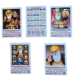 5 sikh blessing good luck pocket calendars 2025 singh kaur hindu festivals b44