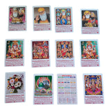 12 Hindu Sikh Muslim Evil Eye Protection Pocket Calendars 2025 Blessings Cards