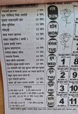 Amit Jantari Sikh Nanakshahi New Year 2025 Calendar in Hindi Hindu Festivals B62