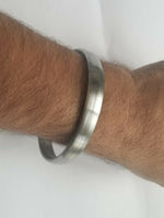 SARBLOH 100% Pure Iron Smooth Flat Kada Sikh Singh Kaur Khalsa Kara BANGLE H9