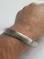 SARBLOH 100% Pure Iron Smooth Flat Kada Sikh Singh Kaur Khalsa Kara BANGLE H9