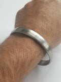 SARBLOH 100% Pure Iron Smooth Flat Kada Sikh Singh Kaur Khalsa Kara BANGLE H9