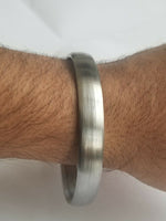 SARBLOH 100% Pure Iron Smooth Flat Kada Sikh Singh Kaur Khalsa Kara BANGLE H9