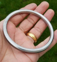 New Sarbloh Pure Iron Sikh Singh Kaur Flat Kada Khalsa 5Ks Kakar Kara Bangle H13