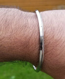 Sikh Kara Stainless Steel Thin Lines design Singh kaur Kada Khalsa New Bangle i4