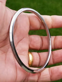 Sikh Kara Stainless Steel Thin Lines design Singh kaur Kada Khalsa New Bangle i4