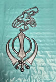 Sikh Khanda Car Hanger Gold or Silver Plated Punjabi Stunning Pendant for Mirror