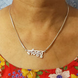 Custom Punjabi Necklace Nameplate Necklace For Women Stainless Steel Gold Choker Custom Name Necklace Personalized Jewelry Gifts