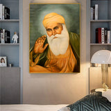 India Art The Ten Sikh Gurus Canvas Painting Wall Art Guru Nanak Posters Prints Sikhism Wall Pictures for Living Room Decoration