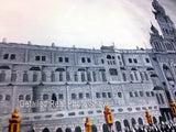 High Quality Original The Golden Temple Amritsar Oil Painting on Canvas Home Decor The biggest Sikh Temple Building Landscape