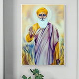 India Art The Ten Sikh Gurus Canvas Painting Wall Art Guru Nanak Posters Prints Sikhism Wall Pictures for Living Room Decoration