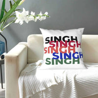 Singh. Singh. Singh. Singh. Singh Soft Comfortable Pillowcase Kaur Singh Things Desi Indian Girl Punjabi Punjaban