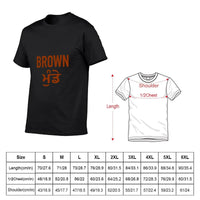 Brown munde punjabi art T-Shirt anime clothes boys whites customs sweat mens graphic t-shirts