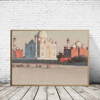 Yoshida Hiroshi Artwork Golden Temple of Amritsar Sarusawa Pond Poster Canvas Painting Wall Art Picture for Room Office Decor