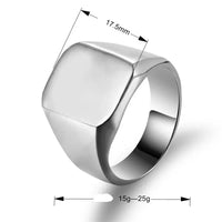 Fashion Simple DIY Band Ring for Men Sikhism Sikh Rings Stainless Steel Custom Engraving Male Friend Father Gift