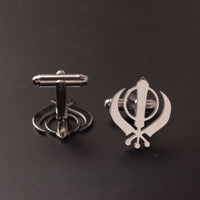 Sikh Symbol Stainless Steel Cufflinks For Mens Lion Cuff Button Eagle Cross For Wedding Shirt Badge Pin Shirt Cufflinks for wed