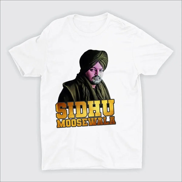 Printed Mens Tribute to Sidhu TShirt Sidhu Moose Wala Punjabi Singer End of Era