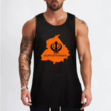 Support Punjabi Farmers - Kisan Tank Top T-shirt for fitness Sports shirt man Man sleeveless shirt sleeveless shirt man gym