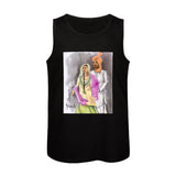 Punjabi couple Bhangra dancers painting Tank Top Men's gym t-shirts bodybuilding man muscular man