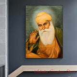 India Art The Unique Paintings of Ten Sikh Masters Canvas Printing Religious Poster Wall Print Picture Living Room Home Decor