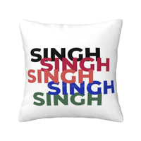 Singh. Singh. Singh. Singh. Singh Soft Comfortable Pillowcase Kaur Singh Things Desi Indian Girl Punjabi Punjaban