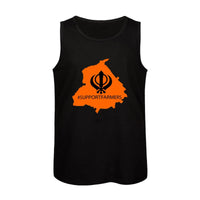 Support Punjabi Farmers - Kisan Tank Top T-shirt for fitness Sports shirt man Man sleeveless shirt sleeveless shirt man gym