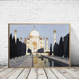 Yoshida Hiroshi Artwork Golden Temple of Amritsar Sarusawa Pond Poster Canvas Painting Wall Art Picture for Room Office Decor