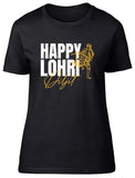 Personalised Dhol Player Women T Shirt Happy Lohri Any Name Punjabi Festival long or short sleeves