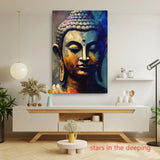 Retro Buddha Buddhist Peaceful Spiritual Zen Siddhartha Buddhism Art Poster Canvas Painting Wall Prints Picture Room Home Decor