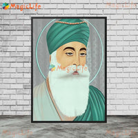 Handdrawn Sikh Religious Religion Poster Wall Pictures For Living Room Home Decor Poster Wall Art Canvas Painting Unframed