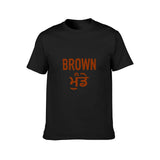 Brown munde punjabi art T-Shirt anime clothes boys whites customs sweat mens graphic t-shirts