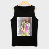 Punjabi couple Bhangra dancers painting Tank Top Men's gym t-shirts bodybuilding man muscular man