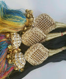 Indian Punjabi Pranda Mehndi Jagoo Charms Bridal Patiala Paranda Hair Braid A23