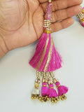 Indian Punjabi Pranda Mehndi Jagoo Charms Bridal Patiala Paranda Hair Braid A42