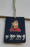 Sikh Guru Gobind Nanak Dev Car Mirror HANGER Punjabi Singh Kaur Wood Pendant GG7