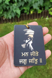 Sikh Guru Nanak Dev Ji Car Mirror HANGER Punjabi Singh Kaur Wood Pendant GG6 New