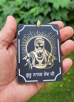 Sikh Guru Nanak Dev Ji Car Mirror HANGER Punjabi Singh Kaur Wood Pendant GG6 New