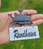 Sidhu Dhillon Randhawa Punjabi Car Hanger Rear Mirror Punjab Surname Pendant GG