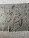 Gurmukhi Alphabet Shawl Great Sikh Warrior Hari Singh Nalwa Punjabi Stole Lohi S